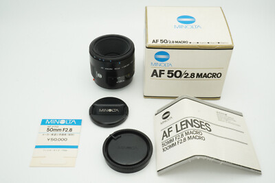 Minolta Maxxum AF 50mm F/2.8 Macro Lens for Full Sony A-Mount F/S