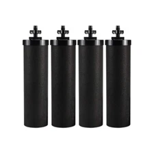 4 pcs Water Filters Replacement for Black Berkey BB9-2 Purification Elements NEW