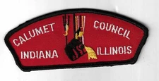 Calumet Council SAP T1a Indiana-Illinois BLK Bdr. [GA-1878]