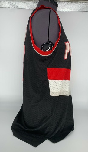 Adidas Mens Portland Trailblazers #88 Batum Black Red Jersey Size Medium - Picture 2 of 11