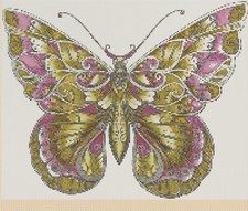 Butterfly Counted Cross Stitch Chart No. 2-503/8