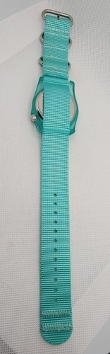 Ladies Bertucci A-2R Comet Sport Blue Poly Resin Case Nylon Strap Watch 11033 L2 - Picture 8 of 9