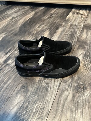 Vans x Nepenthes Needles Japan Slip On Black Purple Butterfly Era
