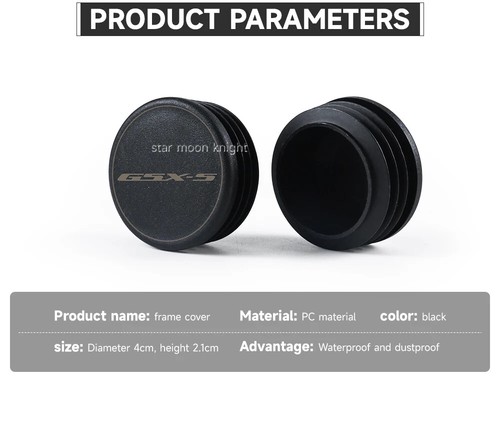 Frame Hole Cover Caps For Suzuki GSX-S1000 GSX-S1000F GSX-S1000GT GSXS1000 2015- - Picture 9 of 16