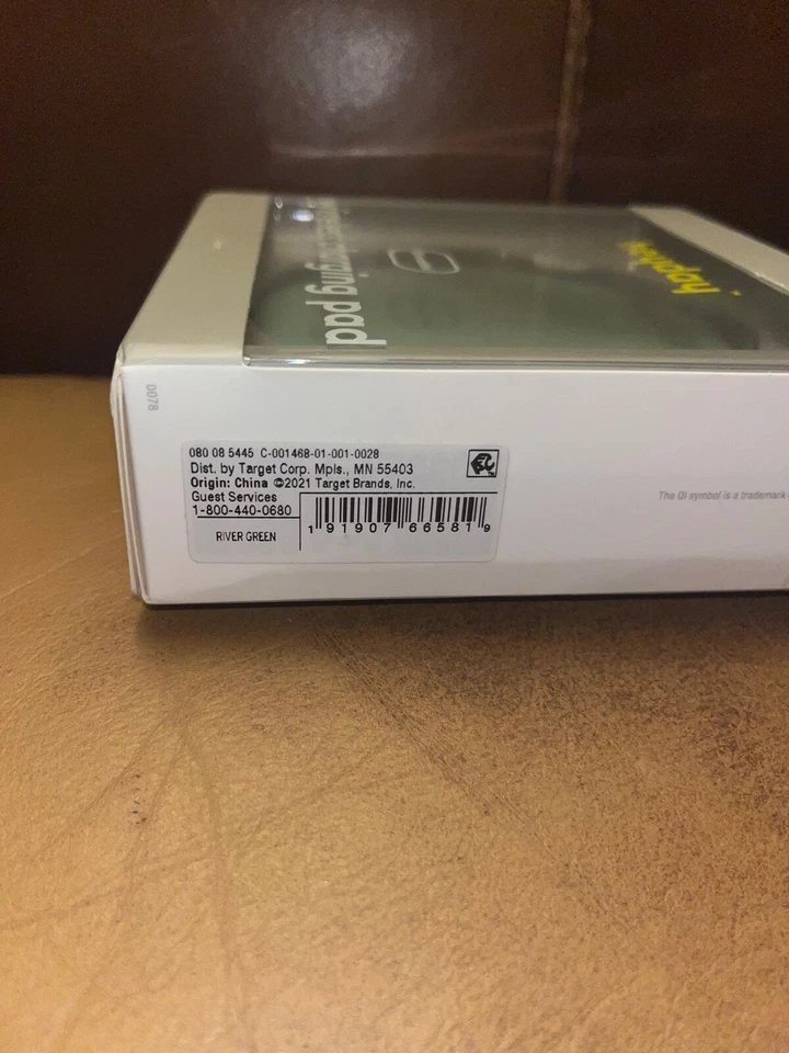 Almohadilla de carga inalámbrica Heyday Qi 5W verde río Foto 2 de 4