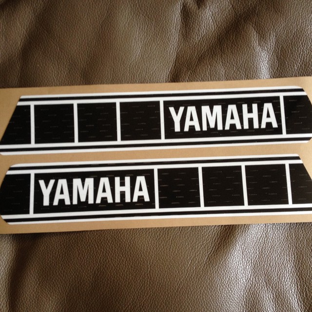 Yamaha Fuel Tank Decals Vintage Gas Tank Stripe 2"x10 3/4" YZ50 YZ50G