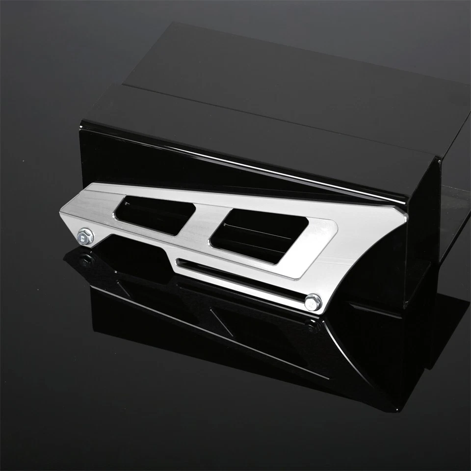 Juego de protector de cadena de plata grabado 3D para KAWASAKI KLX 125 150 140 Foto 4 de 4