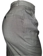 Ralph Lauren Purple Label Women 10 Black White Houndstooth Career Wool Pant VTG