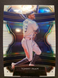 2020 Panini Select Tommy Pham Carolina White Prizm #'d/50 &hellip;