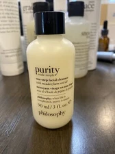PHILOSOPHY PURITY MADE SIMPLE ONE STEP FACIAL CLEANSER FACE WASH 3 OZ NEW SEALED