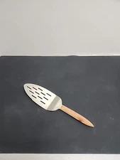 Warco Vtg Stainless Utensil Pie Cake Server Spatula Slotted Serrated Japan
