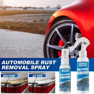 Universal Car Anti-Rust Remover Inhibitor Iron Powder Spray Cleaner T4V2 O7 W2S2