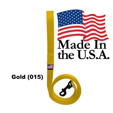 Dog Leash Lead Long Obedience Recall Training Tracker GOLD USA MADE Many Lengths