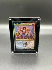 MTG Magic The Gathering Magnetic Card Wall Display Case Mythic Foil Rare Black