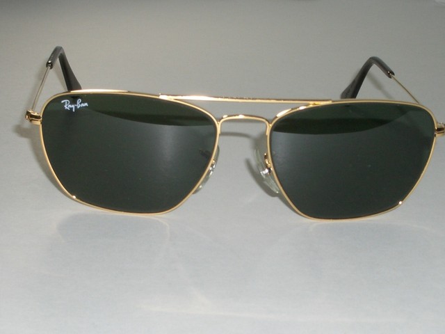 gold plated ray bans