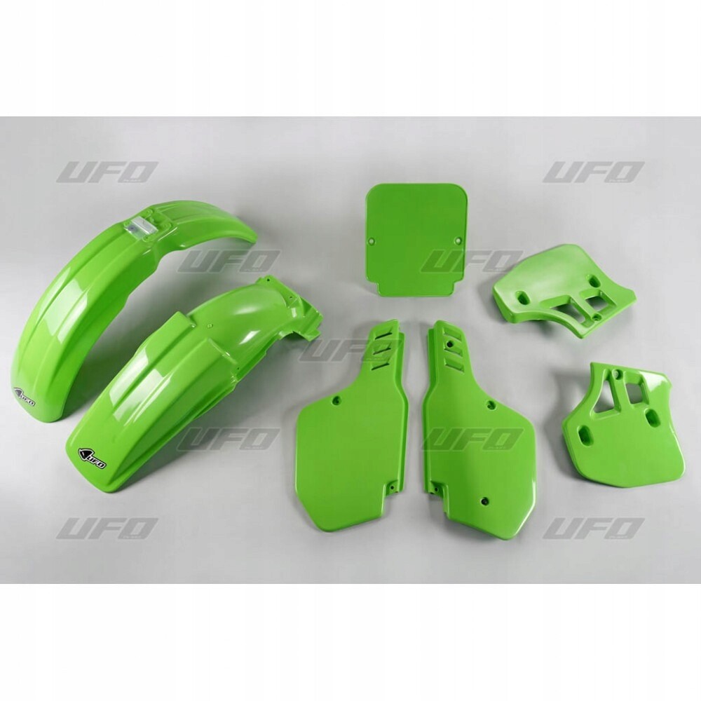 Kit plastique Kawasaki KX 250 1988 vert plaques plaques latérales KA190E026