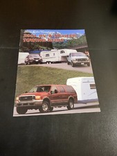 2001 FORD RV AND TRAILER TOWING GUIDE SALES BROCHURE CATALOG GUIDE BOOKLET 