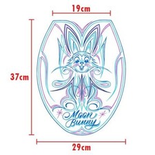 MOON Bunny Toilet Lid Sticker Mooneyes Japan Wildman Kustom Pinstripe