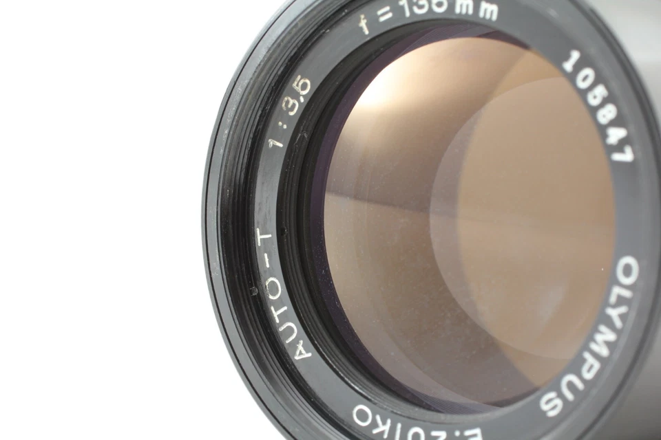 🚀🎁《EXC+5》Olympus OM-System E.Zuiko Auto T 135mm F/3.5 MF Lente de JAPÓN✈✈✈✈✈✈✈ Foto 3 de 4