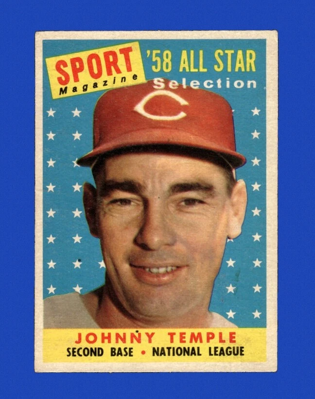 1958 Topps Set-Break #478 Johnny Temple As VG-VGEX *GMCARDS*