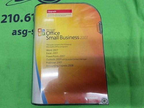 MICROSOFT OFFICE SMALL BUSINESS UPGRADE 2007 X12-08297