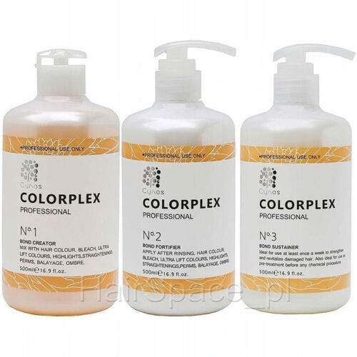 COLORPLEX 3x500ml, No.1+ No.2 + No.3 Bond Mnożnik Włosów Perfektor - Zdjęcie 2 z 5