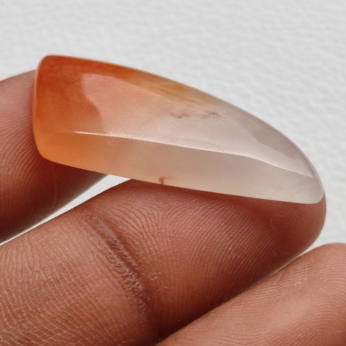 30ct Natural orange aventurine cabochon fancy shape gemstone for jewelry R11294 - Picture 5 of 5