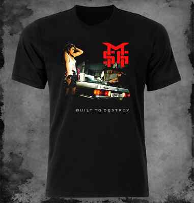 Vtg Michael Schenker Built To Destroy Cotton Black Full Size Unisex Shirt