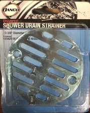 Danco 88921 3-3/8 in. Screw-In Shower Drain Cover, Chrome