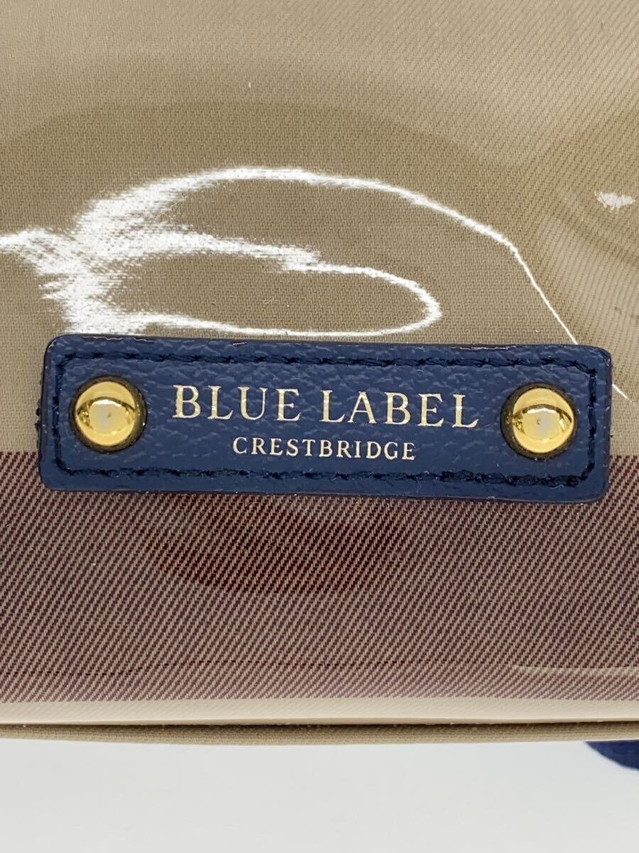 BLUE LABEL CRESTBRIDGE SHOULDER BAG BLU CHECK 55133-744-42 BLUE LABEL CRESTBRIDGE SHOULDER BAG BLU CHECK 55133-744-42