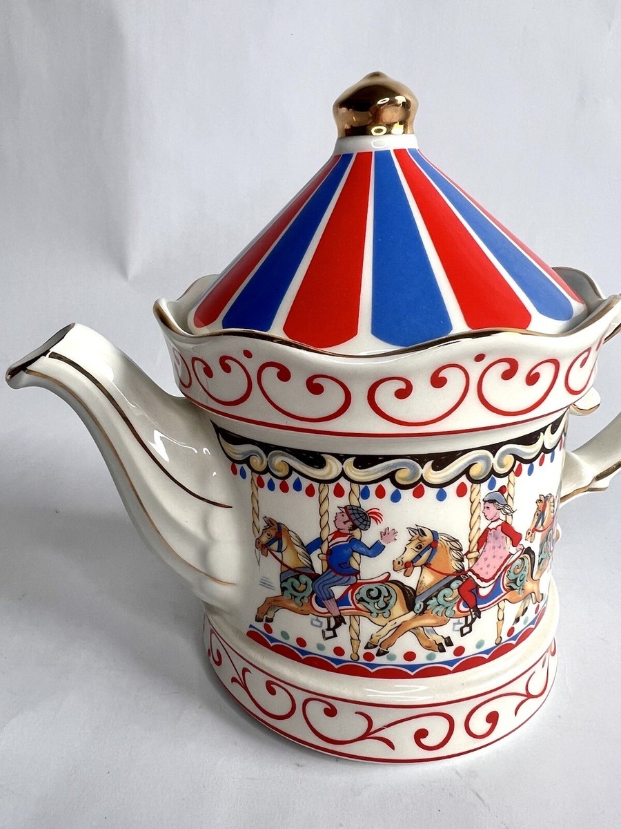 Sadler Circus Carousel Teapot Edwardian Entertainments
