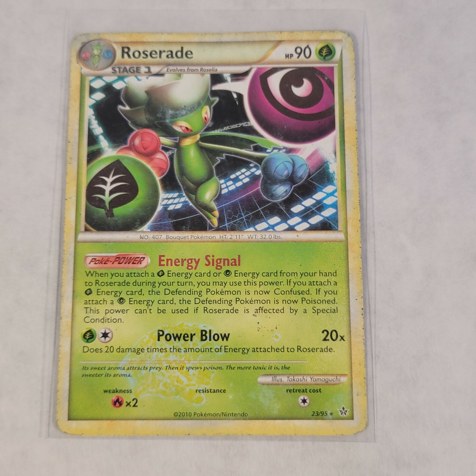 Roserade 23/95 Non-Holo HGSS Unleashed Pokemon Card | eBay