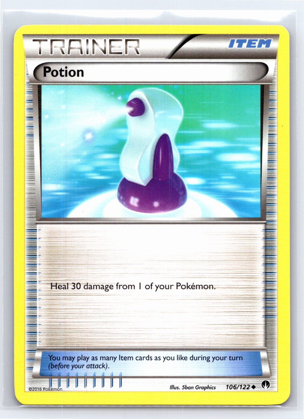 2016 Pokemon TCG - Breakpoint - Regular Potion 106/122