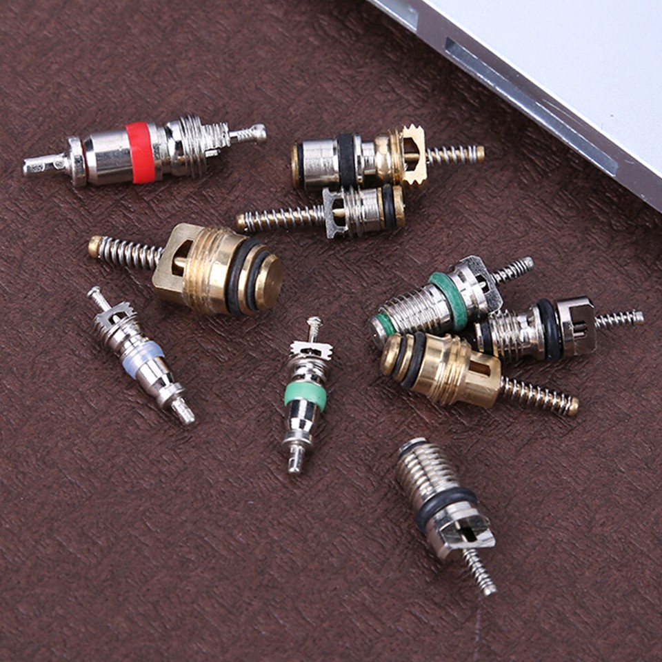 100pcs R134A Car Automotive Air Conditioning A/C Core Valves Assortment