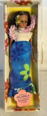 Vintage 11 inch Hawaiian Hula Girl #1100 Palapala (Barbara) Green Skirt NRFB