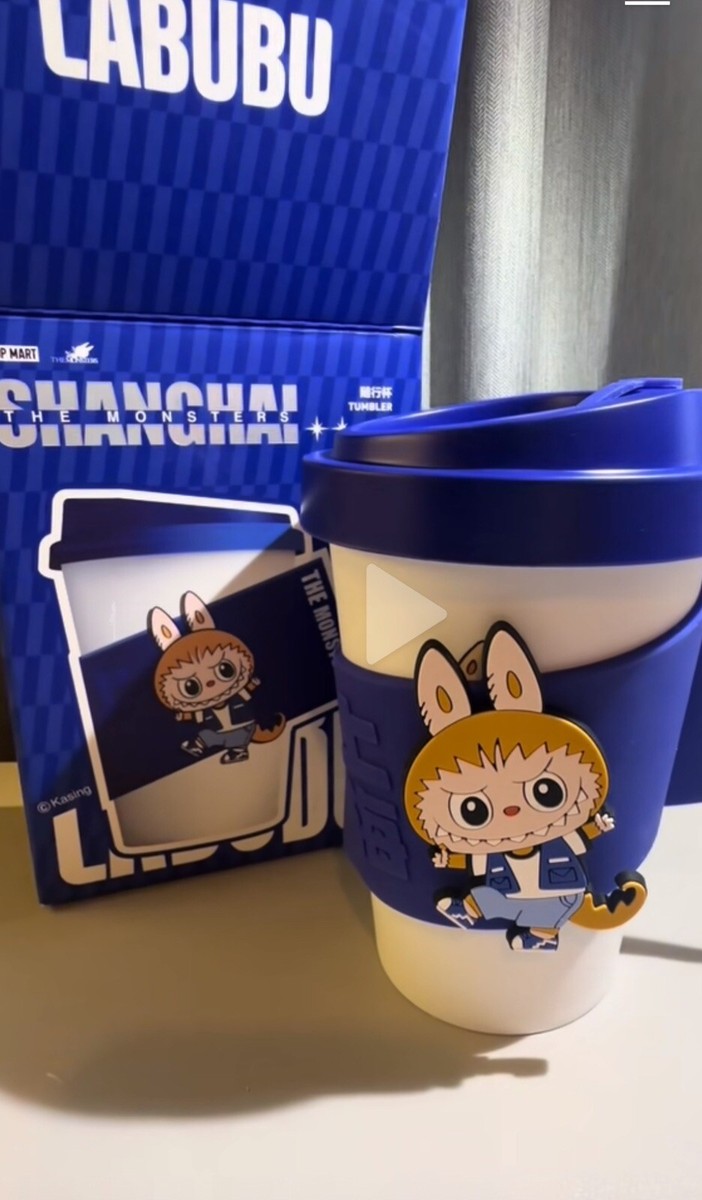 POP MART Shanghai China Exclusive Labubu The Monsters Tumbler Cup