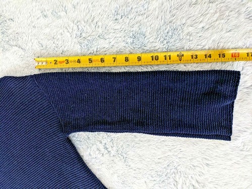 Zara Size 8 Years Knitwear Winter Collection Girl Navy Blue Pullover Sweater EUC - Picture 6 of 9