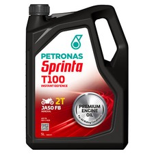 Olio Motore Moto Miscela Scooter 2 Tempi Minerale PETRONAS Sprinta T100 5L