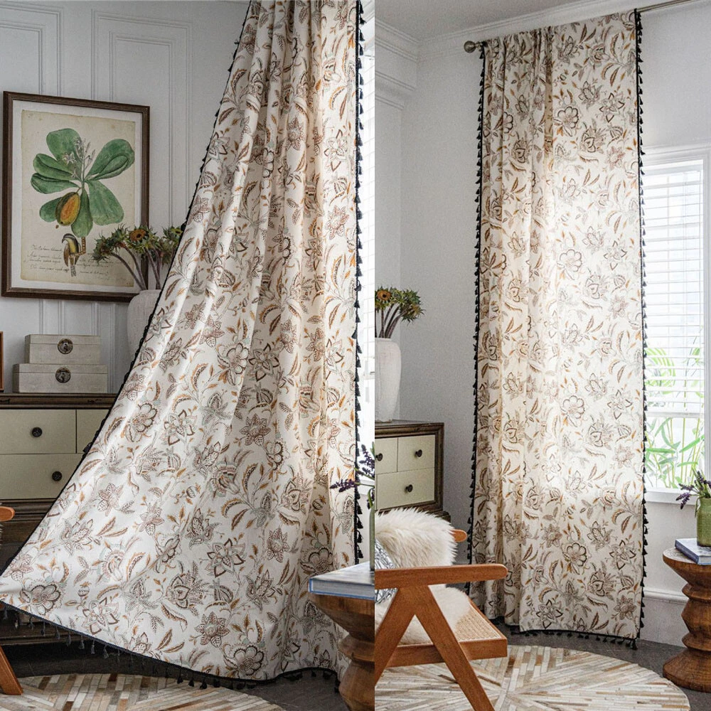 Vintage Living Room Curtains Baci Living Room