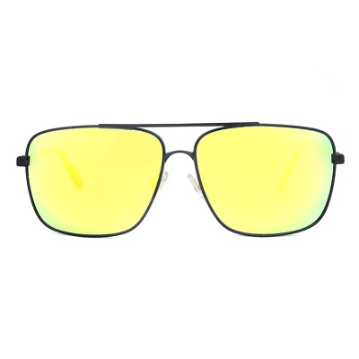 JUST GO Men Metal Frame Square Aviator Polarized Sunglasses  display picture 1