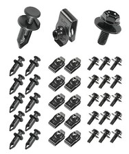Zlirfy 35PCS Engine Under Cover Splash Shield Guard Body Bolts Screws,Bumper ...
