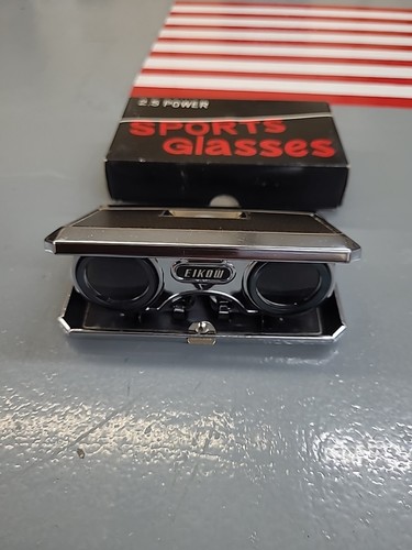 Vintage Japan Eikow 25X Sports Glasses Binoculars Good Condition Sports or Opera - Picture 2 of 8