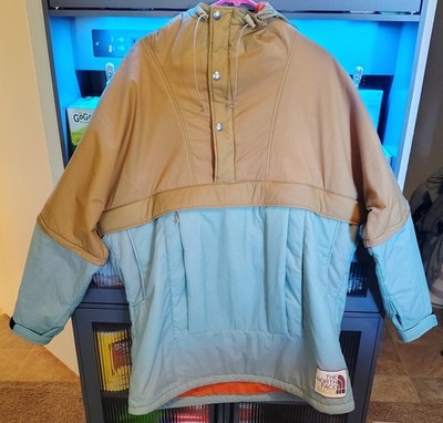 The North Face x Gucci Insulated Hooded Windbreaker Jacket British khaki M