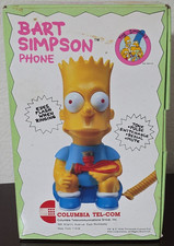 Bart Simpson Phone Corded Landline VTG 1990 Columbia Tel-Com Telephone