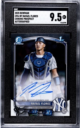 2025 Bowman 1st Bowman Rafael Flores Auto SGC 9.5 Base