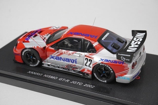 1:43 EBBRO P409 Nissan Xanavi Nismo GT-R JGTC 2002 #22 model car