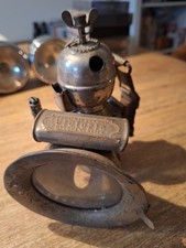 Karbidlampe antik, Fahrradlampe Victoria, Paul Hirsekorn, Dresden von vor 1912