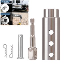 Trailer Jack Crank Handle Cordless Drill Adapter W 12 Inch Socket Adapter Bit Trailer Jack Crank Handle Cordless Drill Adapter W 12 Inch Socket Adapter Bit