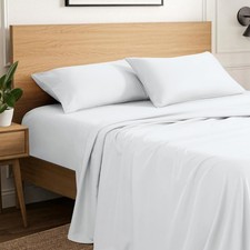 Full Extra Long Sheet Set - Ultra-Soft Cooling with Deep Pockets - Breathable,