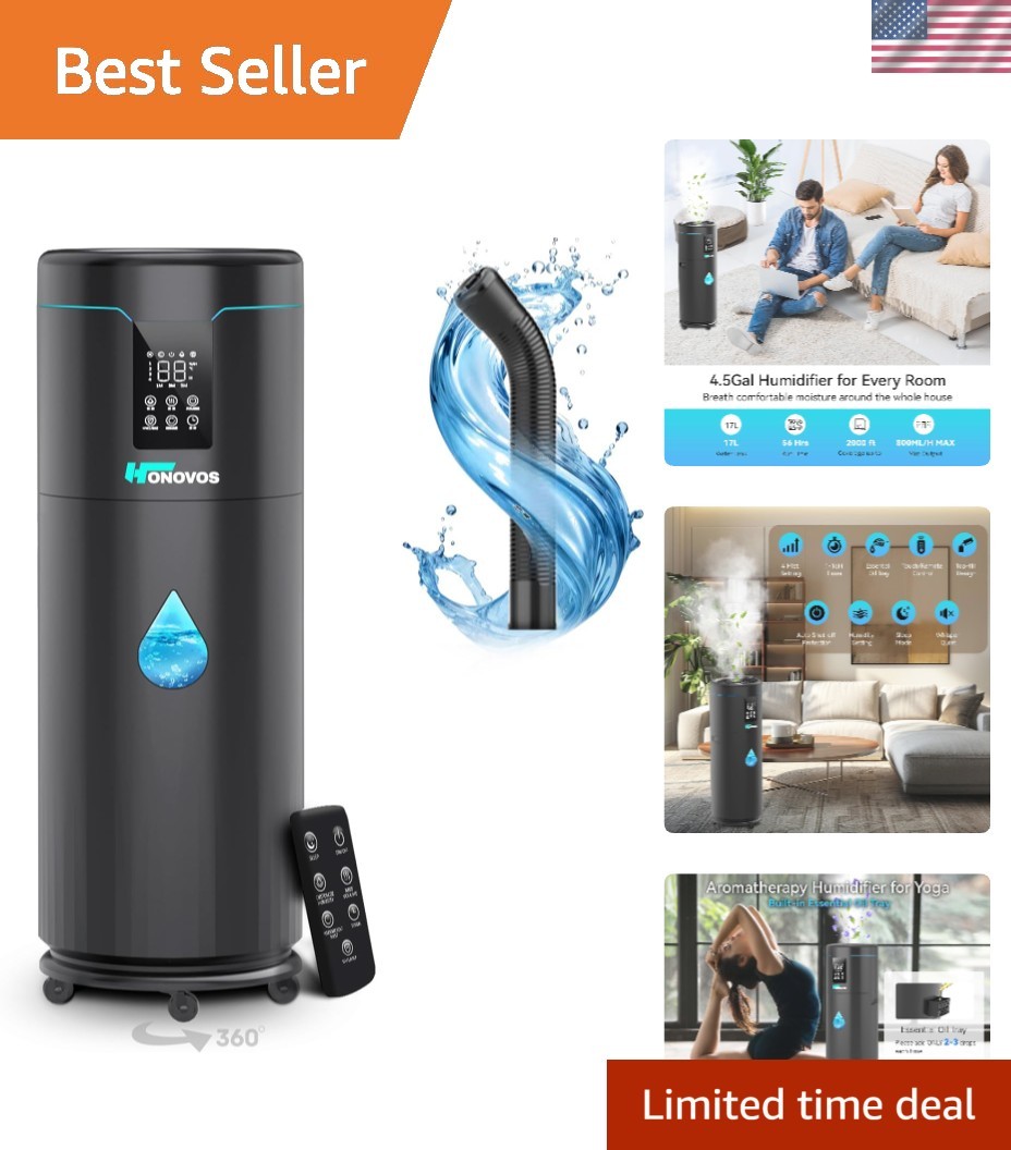 With Remote Control & Essential Oil Diffuser